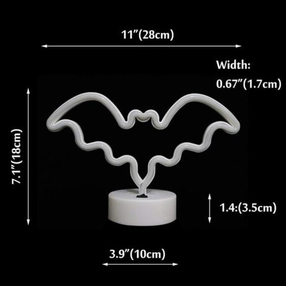 NEW Halloween LED Neon Purple Bat Light - Picture 5 of 5